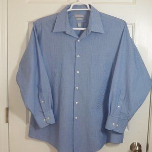 Long Sleeve Van Heusen Fitted Wrinkle Free Shirt